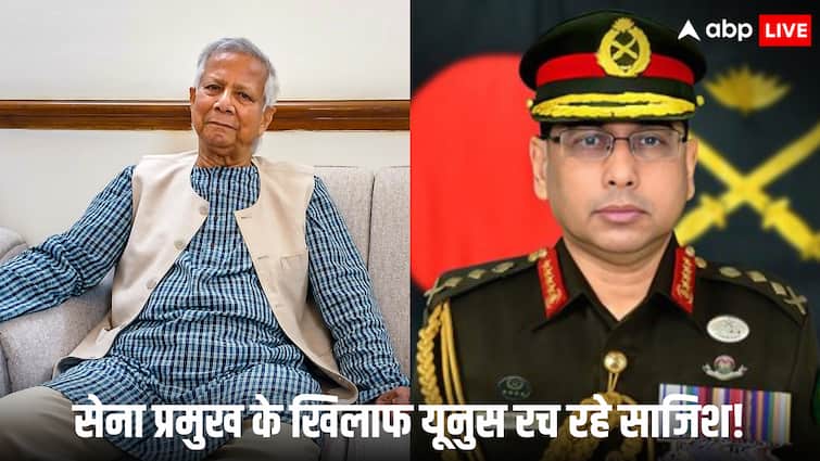 bangladesh mohammed yunus is planning to remove army chief waker uz zaman sheikh hasina