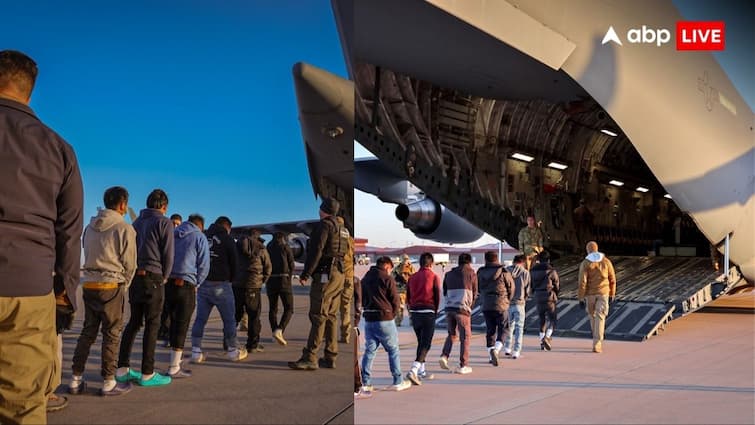 US President Donald Trump Clear Strong Message America Begins Deportation On Illegal Immigrants Shares Photos US President Donald Trump Clear Strong Message America Begins Deportation On Illegal Immigrants Shares Photos