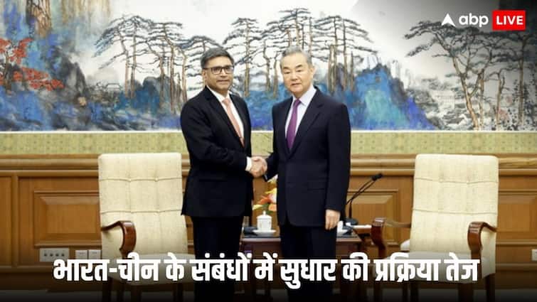 china foreign minister wany yi meets with indian foreign secretary vikram misri in beijing