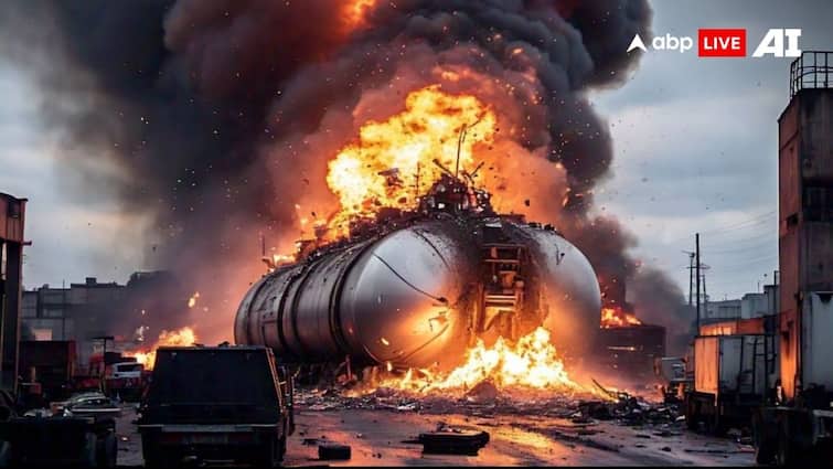 nigeria tanker carrying gasoline blast 18 killed many Injured collided with 17 vehicles