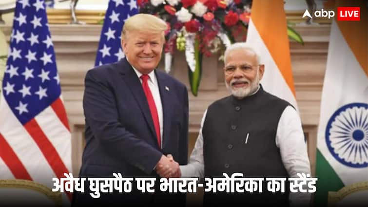 US president donald Trump talk with Indian PM Narendra modi on telephone discussed over Illegal Immigrants indian govt alos take action against bangladeshi