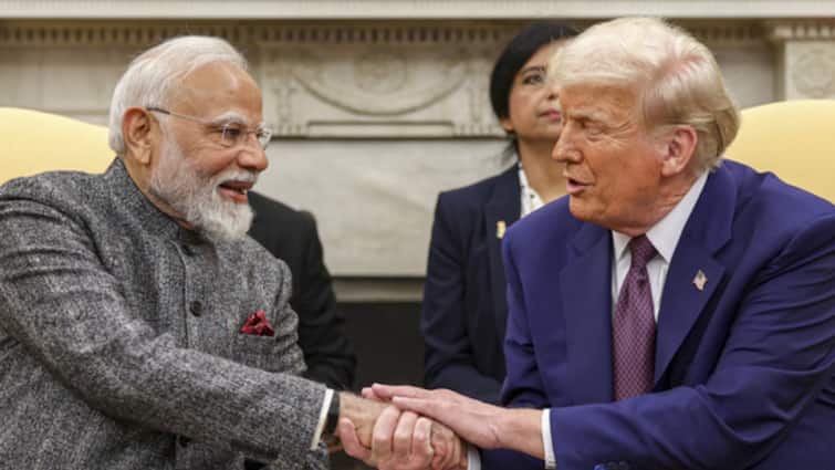US President Donald Trump hit out at previous Joe Biden administration accusing they want m modi to defeat election