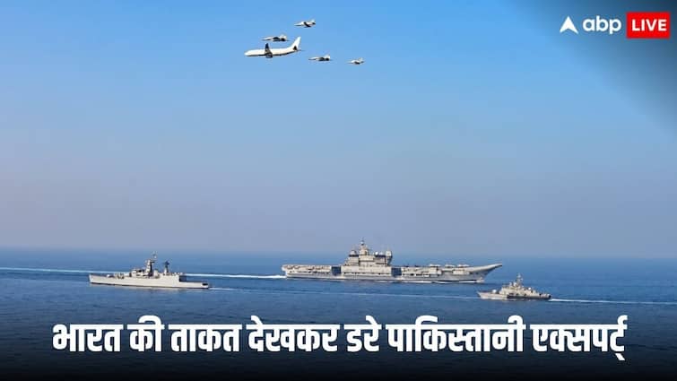 pakistani expert shocking reaction on indian defence budget says indian navy is so powerful | भारत का रक्षा बजट देखकर डरे पाकिस्तानी एक्सपर्ट, बोले