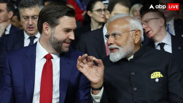 AI Action Summit in paris prime minister narendra modi met us vice president jd vance