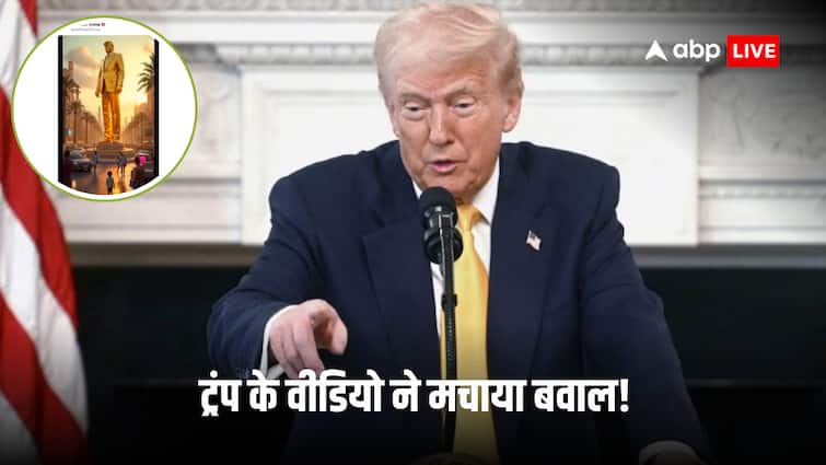 Gaza 2025 AI generated video shared by Donald Trump House Democrats and Hamas react know what they said