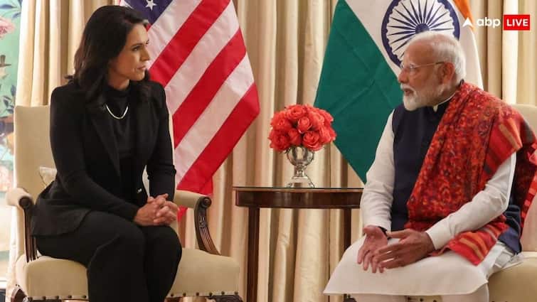 PM Modi meets US National Intelligence Director Tulsi Gabbard Message given to protect Hindu interests PM Modi meets US National Intelligence Director Tulsi Gabbard Message given to protect Hindu interests