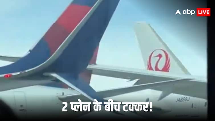 japan airlines delta plane collision seattle airport Video goes viral